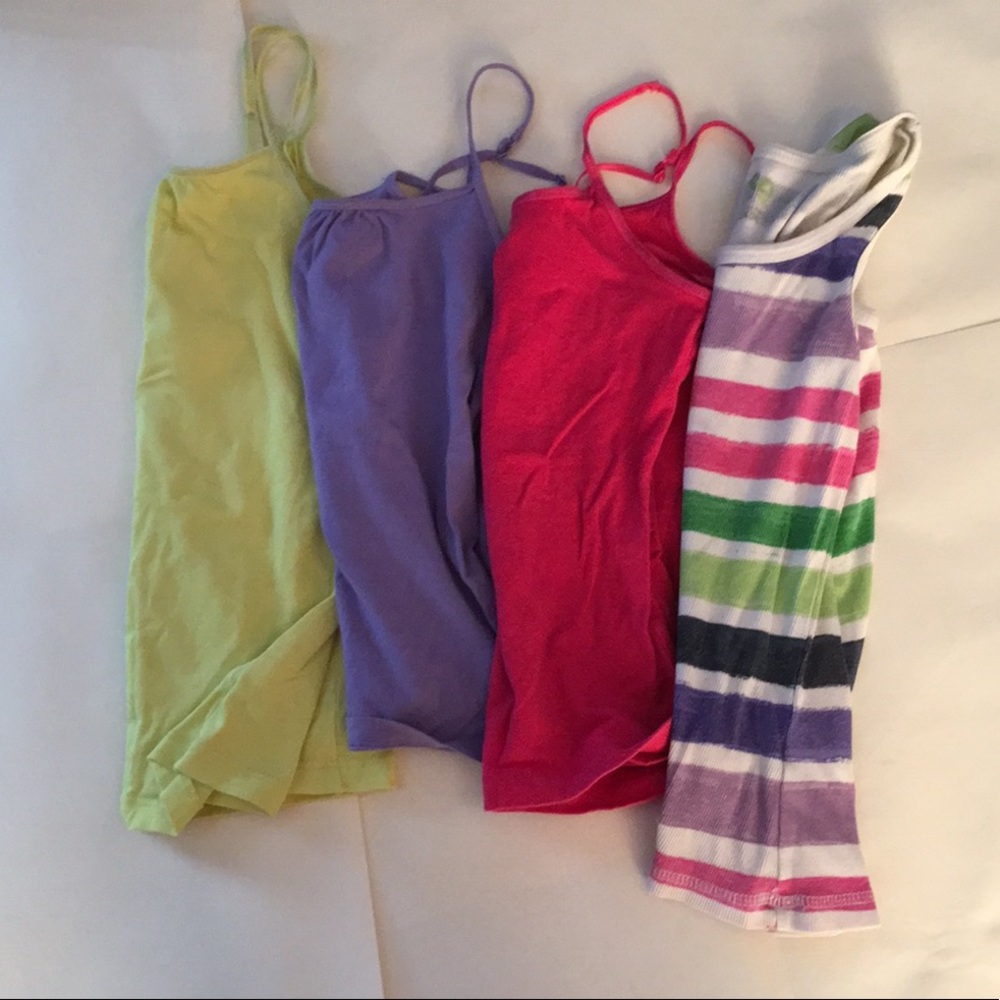 4-Pack of girls tank tops